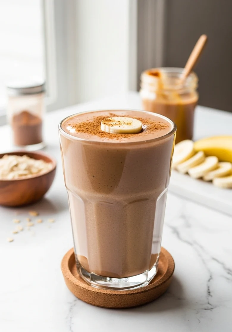 Appetite control fiber smoothie - satisfying drink to reduce cravings and overeating