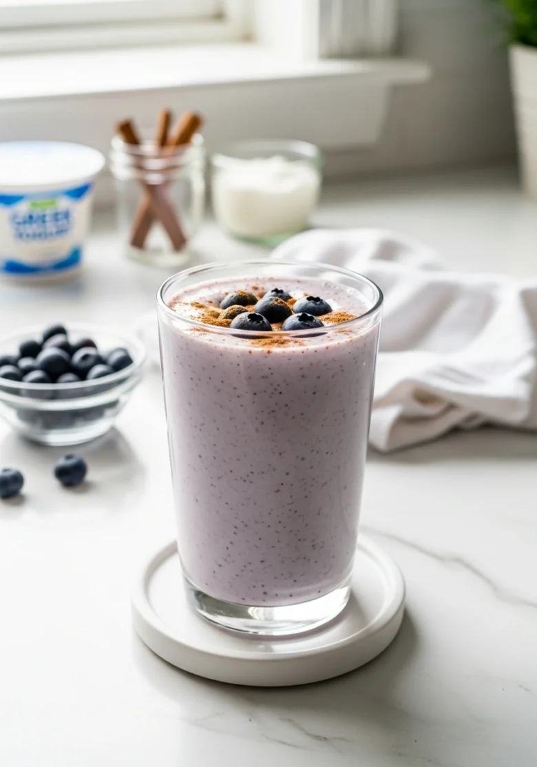 Blood sugar balance smoothie - diabetic-friendly drink for insulin resistance