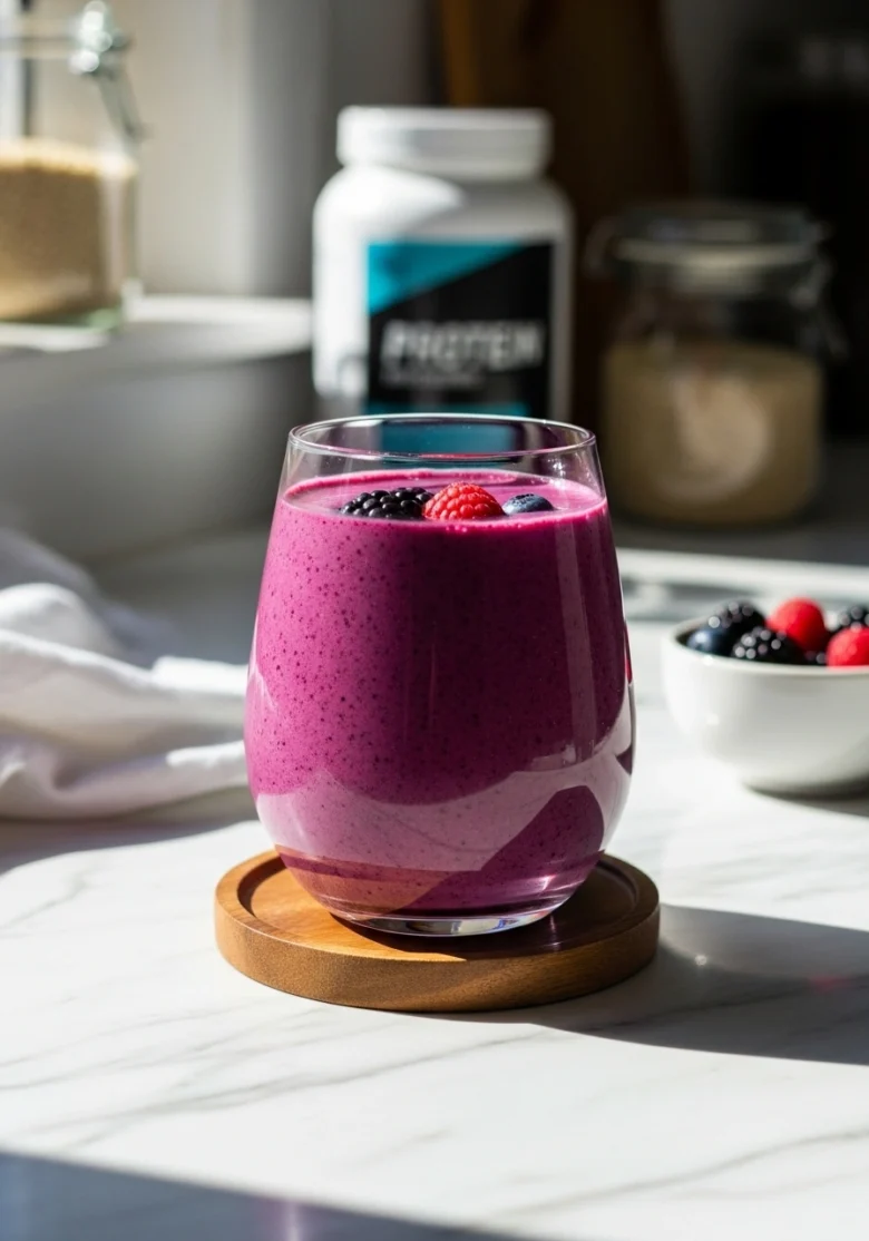 Metabolism boost protein smoothie - high-protein drink to increase metabolic rate