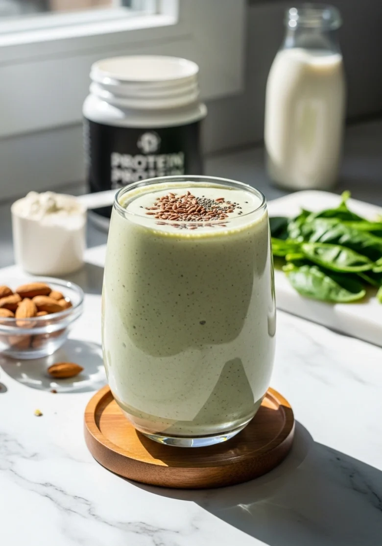 Lean muscle preservation smoothie - high-protein drink to prevent muscle loss with aging